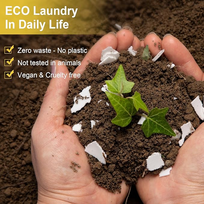 Laundry Detergent Sheets, Up To 128 Loads Champagne Scent Hypoallergenic Eco-Friendly Laundry Sheets, Biodegradable Plastic Free Liquidless Laundry Sheets Detergent Suitable for Sensitive Skin