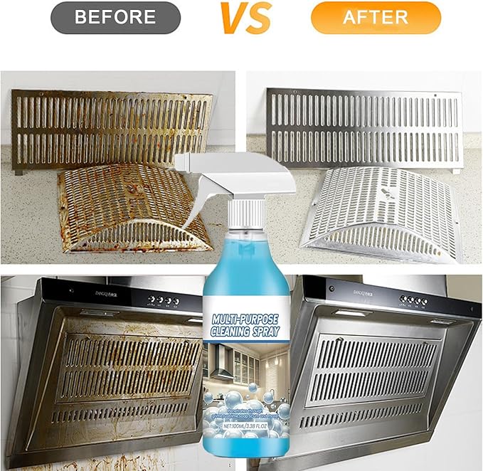 Spray Splash Cleaner, 2026 Upgraded Splash Spray All Purpose Cleaner, Multi-Purpose Handheld Degreaser, Foam Sprays Cleaners for Stove, Oven, Kitchenware (1)