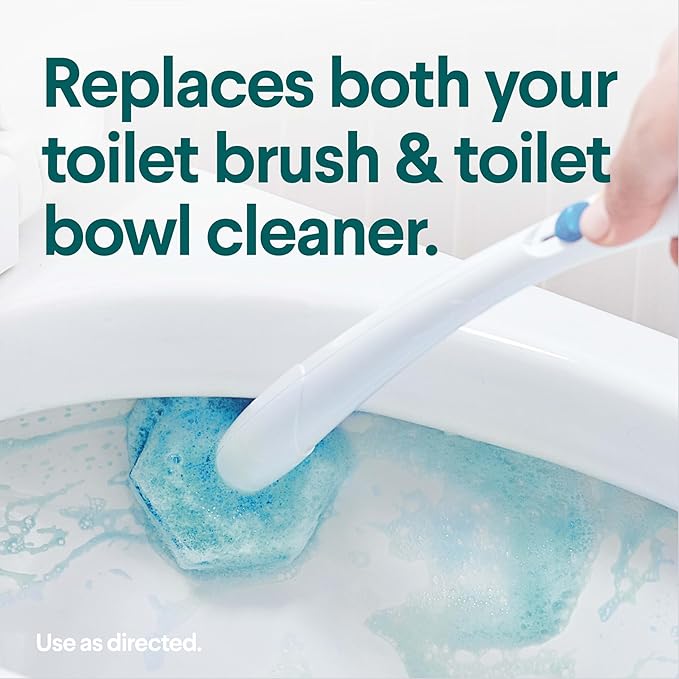 CLOROX ToiletWand, Disinfecting Wand Refill Heads - Rainforest Rush, 10 Count (Package May Vary) (Pack of 6)