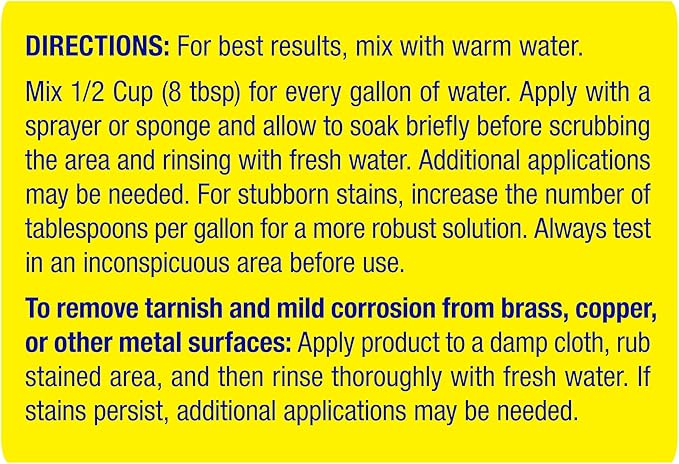 STAR BRITE Slime & Grime Stain Remover - Concentrate Makes 5 Gallons - Remove Tarnish, Rust & Tough Slimy Grimy Stains on Fiberglass, Metal, Wood, Cement, Tile, Decks & More - 16 OZ (094816)