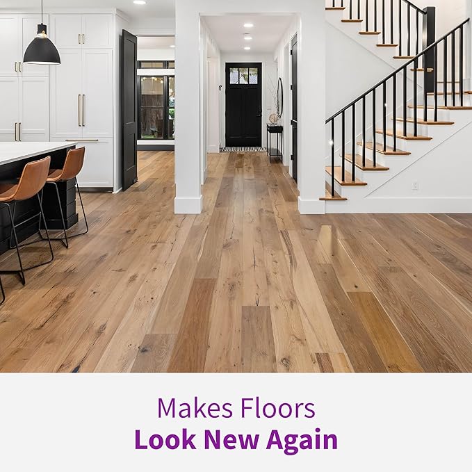 Rejuvenate Professional Wood Floor Restorer Fills Scratches, Shines And Protects Wood Flooring For A High Gloss Shine, 1 Gallon