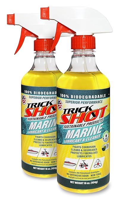 Marine Grade Lubricant, Solvent, & Penetrating Oil | 16 oz. Pump Spray Bottle | Non-Toxic, Non-Flammable, Zero - 2 Pack