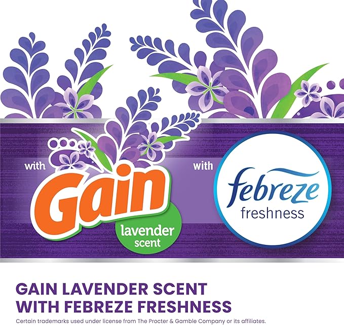 Glad ForceFlex Tall Kitchen Trash Bags, 13 Gallon, Gain Lavender, 110 Count (Package May Vary)