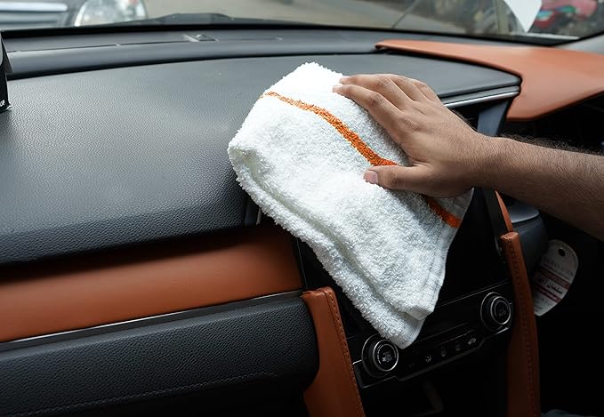 Avalon Towels Terry Bar Mop Towels (Value Pack of 60) Size 16"x19" – Absorbent and Durable, Multipurpose Cleaning Rags, Cotton Cleaning Cloths, Terry Cloth Rags, Reusable Shop Rag