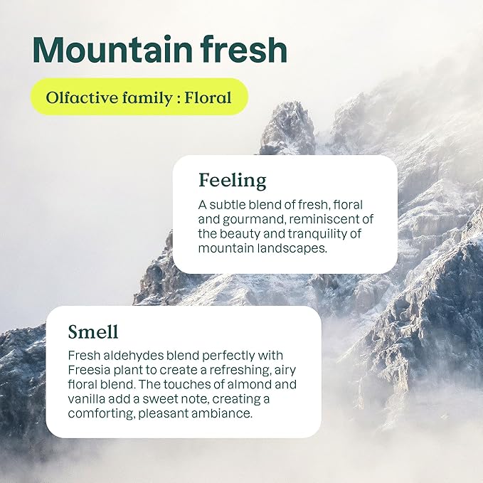 ATTITUDE Liquid Laundry Detergent Refill, EWG Verified, HE Compatible, Plant-Based & Vegan, Natural Laundry Soap, Mountain Fresh Scent, 80 Loads, 67.6 Fl Oz (Pack of 4)