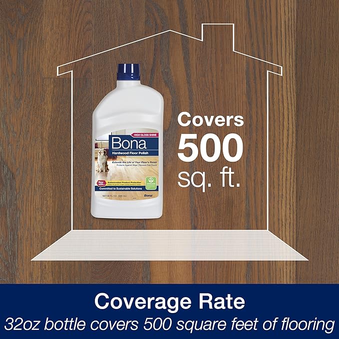 Bona Ultimate Hardwood Floor Care Kit - Includes Microfiber Mop, Hardwood Floor Cleaning Solution and Refill, Hardwood Floor Polish, Microfiber Cleaning Pads, and Microfiber Dusting Pad