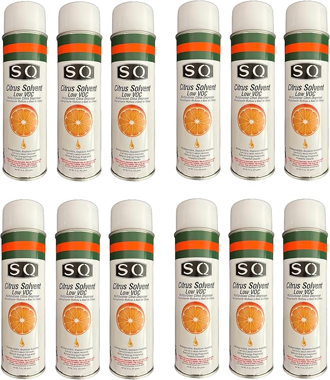 SQ Citrus Based Multipurpose Degreaser Low VOC, 15 oz per can (12)