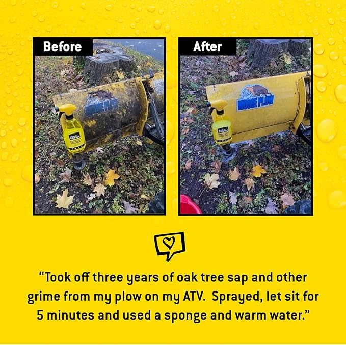 Tub O' Towels Heavy Duty Cleaner and Degreaser Spray Helps in Removing Oil Tar Paint Dirt Caulk Grease Grime Gunk Epoxies, Industrial Strength, Home & Auto, Made In USA, Citrus Scent, 24oz, 3-Pack