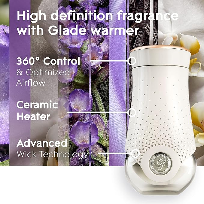 Glade PlugIns Refills Air Freshener, Scented and Essential Oils for Home and Bathroom, Lavender & Vanilla, 6.7 Fl Oz, 10 Count (Packaging May Vary)