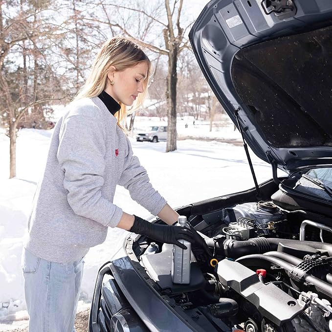 FRAMAR Black Nitrile Gloves Disposable Latex Free – Extra Large Nitrile Gloves xl, For Hair Dye, Cleaning, Tattoo, Mechanics – Extra Durable & Resistant, 12 Inches Long – 100 Pack