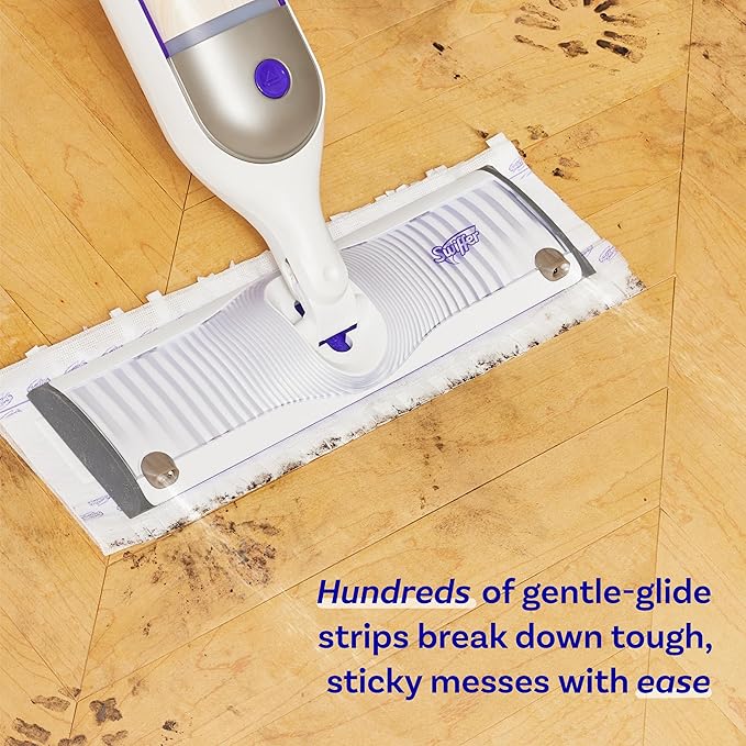 Swiffer PowerMop Wood Mopping Pad Refills for Floor Cleaning, 11 Count