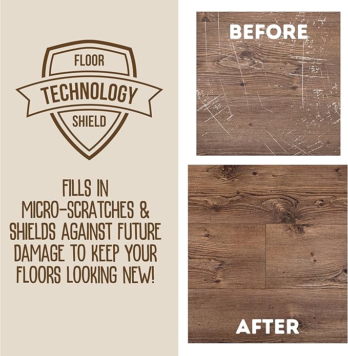 Quick Shine Multi Surface Floor Cleaner & Floor Polish w/Clean Shine Technology 2-27oz Bottles | Use on Hardwood, Laminate, Luxury Vinyl Plank, Tile & Stone | Safer Choice Formulas