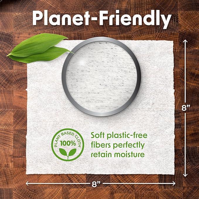 Wipex Table Bussers - Natural Table & Counter Turnover Cleaning Wipes With Vinegar, Propolis, Clove And Cinnamon Oil, 400 Ct (2 Buckets, 800 Wipes)