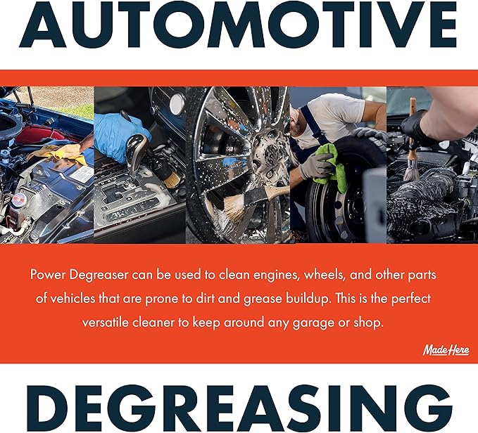 Professional Strength Degreaser for Kitchens, Industrial pH Neutral and Biodegradable Easy Spray & Wipe,Lemongrass Scent,Safely Responsible for People and Environment,packaging may vary