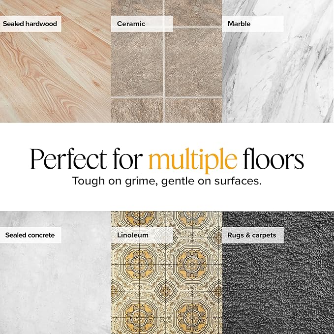 Dupray Large Rectangle Bonnets – Reusable Microfiber Steam Cleaner Pads, Heavy-Duty Steam Mop Accessories for Deep Cleaning Floors, Tiles, Grout, Walls, Kitchen Surfaces – Pack of 5