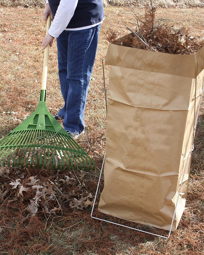 Midwest Gloves & Gear Bag Caddy - Portable Bag Stand for 33 to 39 Gallon Trash Bags, Style 52H8, 2018 Version, 2 Pack, Metal