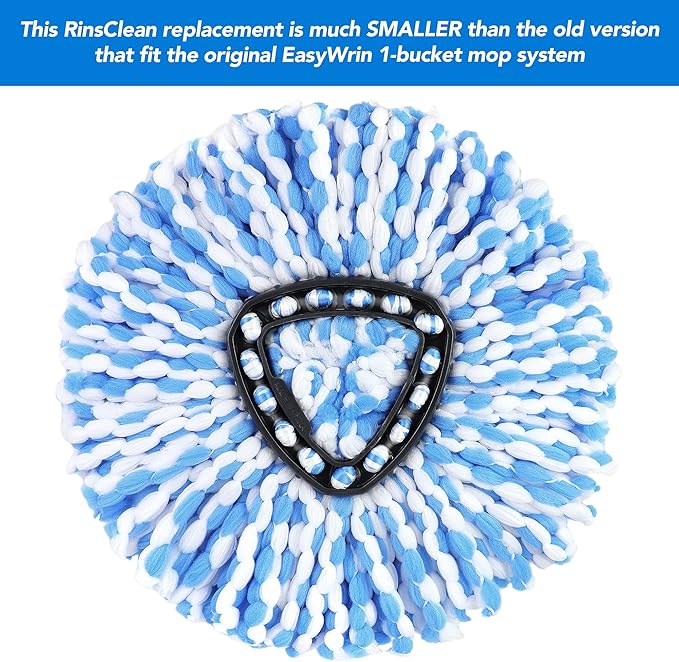 3 Pack Mop Replacement Heads for O-Ceda RinseClean Spin Mop, Microfiber Spin Mop Refills, Easy Cleaning Mop Head Replacement Refill