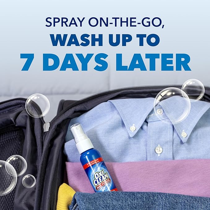 OxiClean Max Force Laundry Stain Remover Spray, 2 fl oz, 2PK