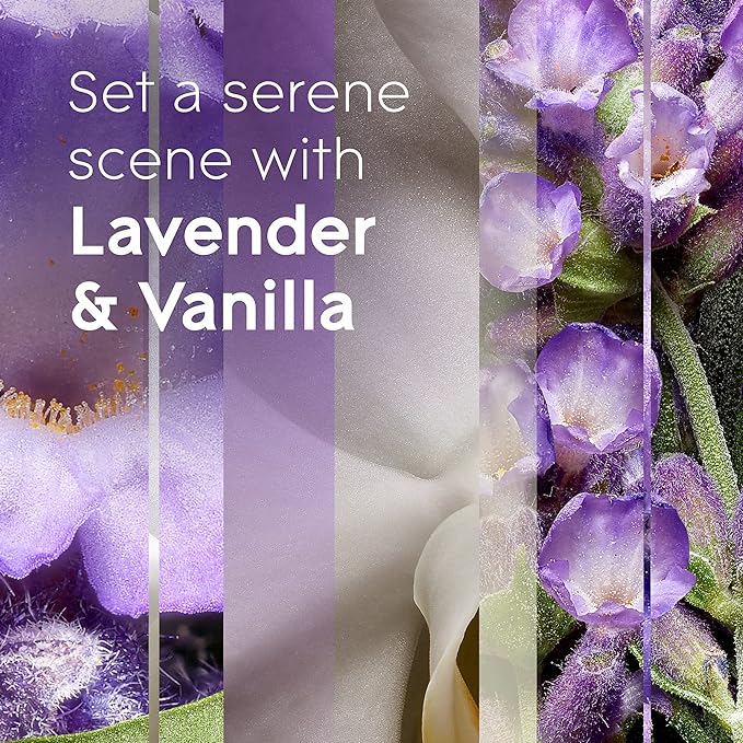 Glade PlugIns Refills Air Freshener, Scented and Essential Oils for Home and Bathroom, Lavender & Vanilla, 6.7 Fl Oz, 10 Count (Packaging May Vary)