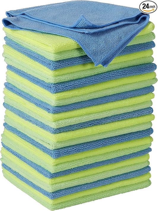 Zwipes 924 Microfiber Cleaning Cloths, 24 Pack