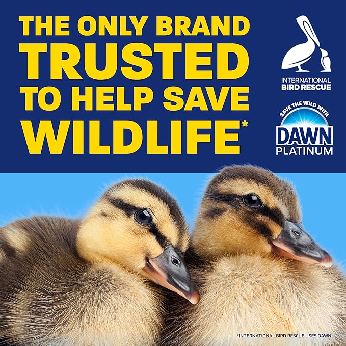 Dawn Platinum Dish Soap, Dishwashing Liquid, Fresh Rain, 3X24OZ