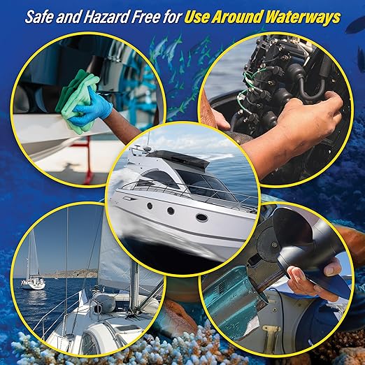 Marine Grade Lubricant, Solvent, & Penetrating Oil | 16 oz. Pump Spray Bottle | Non-Toxic, Non-Flammable, Zero VOC, Biodegradable & VGP Compliant | Food Grade NSF H1 | 3-in-1 Marine performance by