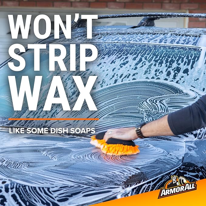 Armor All Car Cleaning Wash, All Purpose Car Wash Soap, 1 Gallon, 128 Fl Oz (Pack of 1)