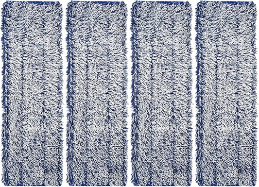 4 Pack Microfiber Dusting Pad for Bona Mops, Reusable Dust Pads for Multi-Surface Floors - Attracts and Removes Dust, Pet Hair and Dirt, Mop Pads Refill for Hard Surface Floors