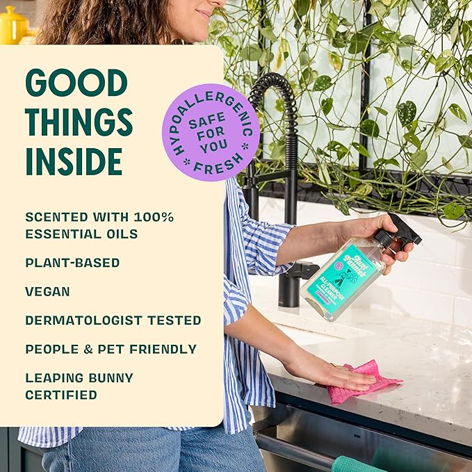 Aunt Fannie's All Purpose Household Cleaner, Multi-surface Spray, Powered by Vinegar for Kitchen, Bath, Windows and Countertops, Lavender Scent (Pack of 1)