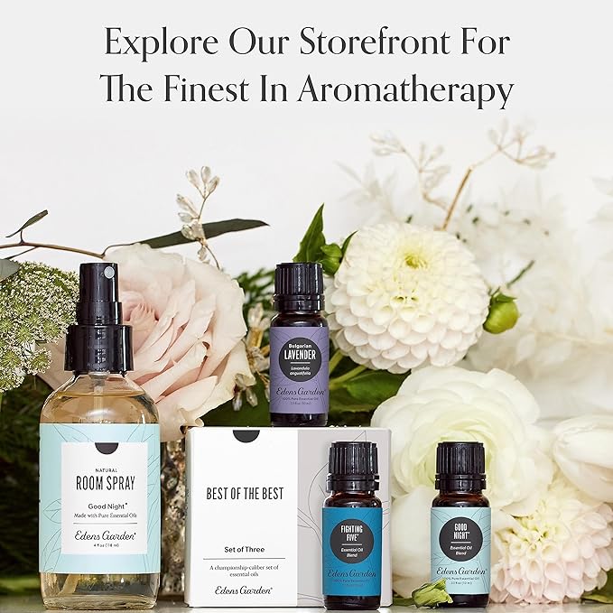 Edens Garden Fatigue Fix Natural Room & Linen Spray – 100% Pure Essential Oil Aromatherapy Mist for Uplifting Energy & Focus – Non-Toxic Air Freshener for Home & Office, 4 fl oz (118 ml)