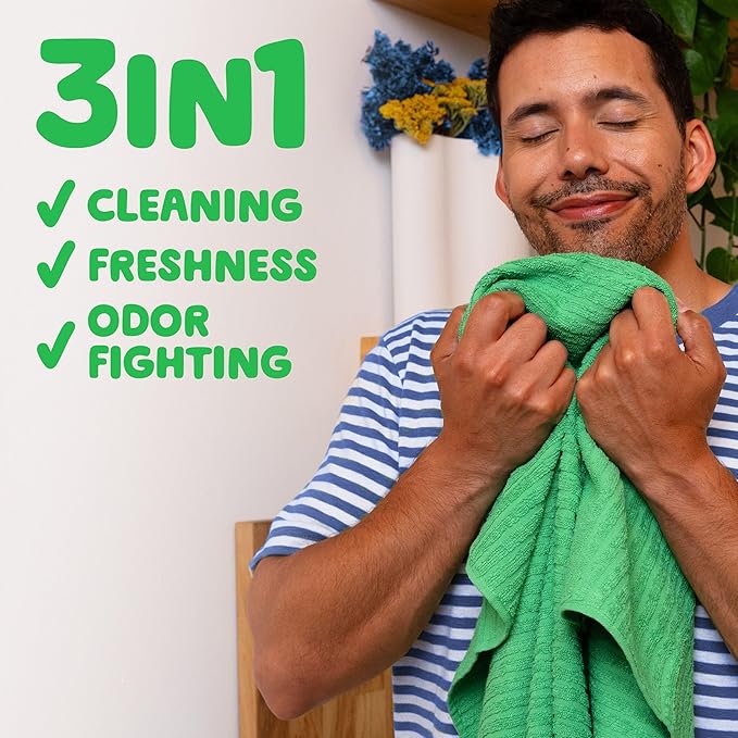 Gain flings Ultra Oxi Laundry Detergent Pacs, 60 Count, Waterfall Delight Scent, 3-in-1, HE Compatible