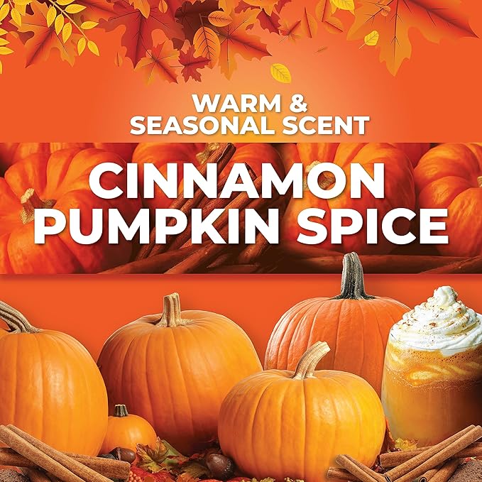 Hefty Ultra Strong Tall Kitchen Trash Bags, Cinnamon Pumpkin Spice Scent, 13 Gallon, 20 Count (Pack of 6)