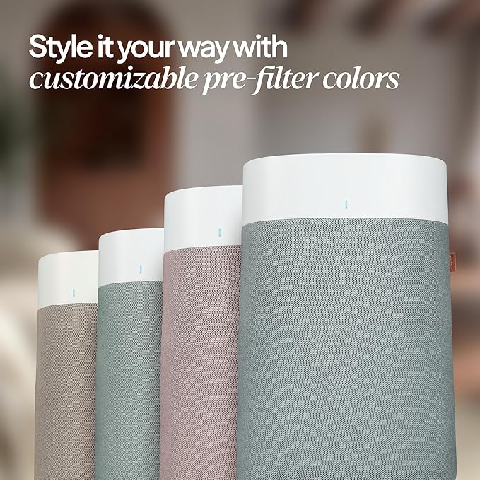 BLUEAIR Air Purifiers for Large Rooms, Cleans 3,048 Sqft In One Hour, HEPASilent Smart Air Cleaner For Home, Pets, Allergies, Virus, Dust, Mold, Smoke - Blue Pure 211i Max