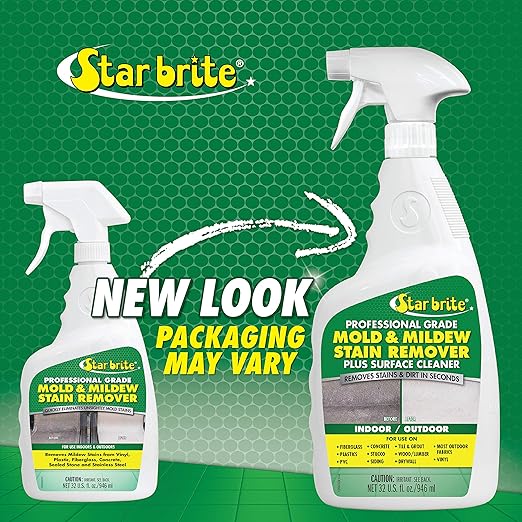 STAR BRITE Professional Grade Mold & Mildew Stain Remover - 32 OZ (120032)