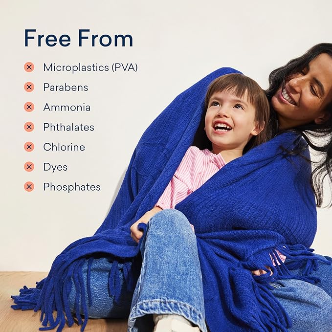 BLUELAND Laundry Essentials Kit, Spring Bloom - Plastic-Free Laundry Detergent Tablets, Oxi Booster, and Reuseable Natural Wool Dryer Balls