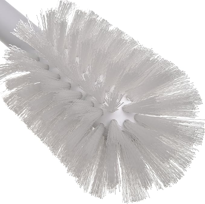 SPARTA 367600TC02 Plastic Household Dish Brush, Dish Brush, Dish Scrub Brush With Lightweight and Break Resistant for Cleaning, 11 Inches, White, 2.5" Width x 2.75" Height (Pack of 6)