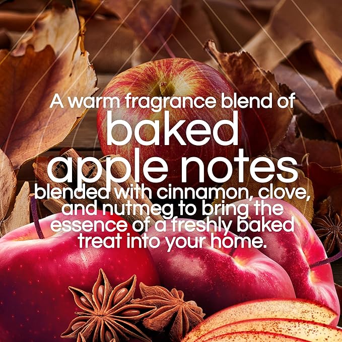 Air Wick Plug In Advanced Scented Oils Refills, Apple + Cinnamon, Fall Decorations for Home,Plug In Air Fresheners for Home,Pumpkin Spice,Fall Essential Oils, Pumpkin Decor,Room Freshener, 5 ct