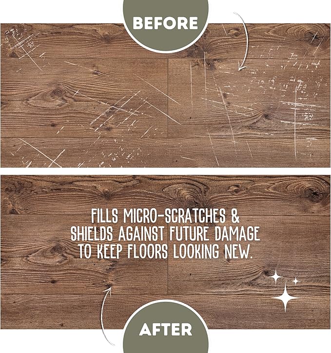Quick Shine Hardwood Floor Luster-Polish 64oz | Plant-Derived w/Carnauba | Safer Choice, No PFAS, pH Neutral | Ready to Use Formula w/Anti-Slip Technology | Simply Squirt & Spread | Made in USA