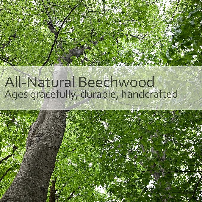 REDECKER Oiled Beechwood Toilet Brush with Replaceable Head, Made in Germany - Toilet Brush Natural Fibers Replaceable Head - Wood Handle Toilet Cleaning Brush - Wooden Toilet Brush